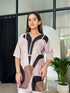 Abstract Beige Fusion Co Ord Set